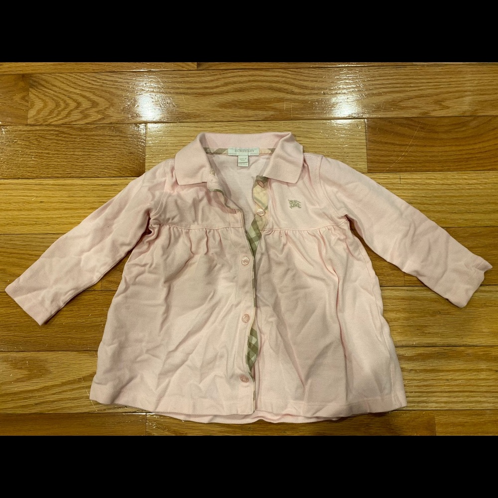 Burberry long sleeve size 18M (100% authentic)